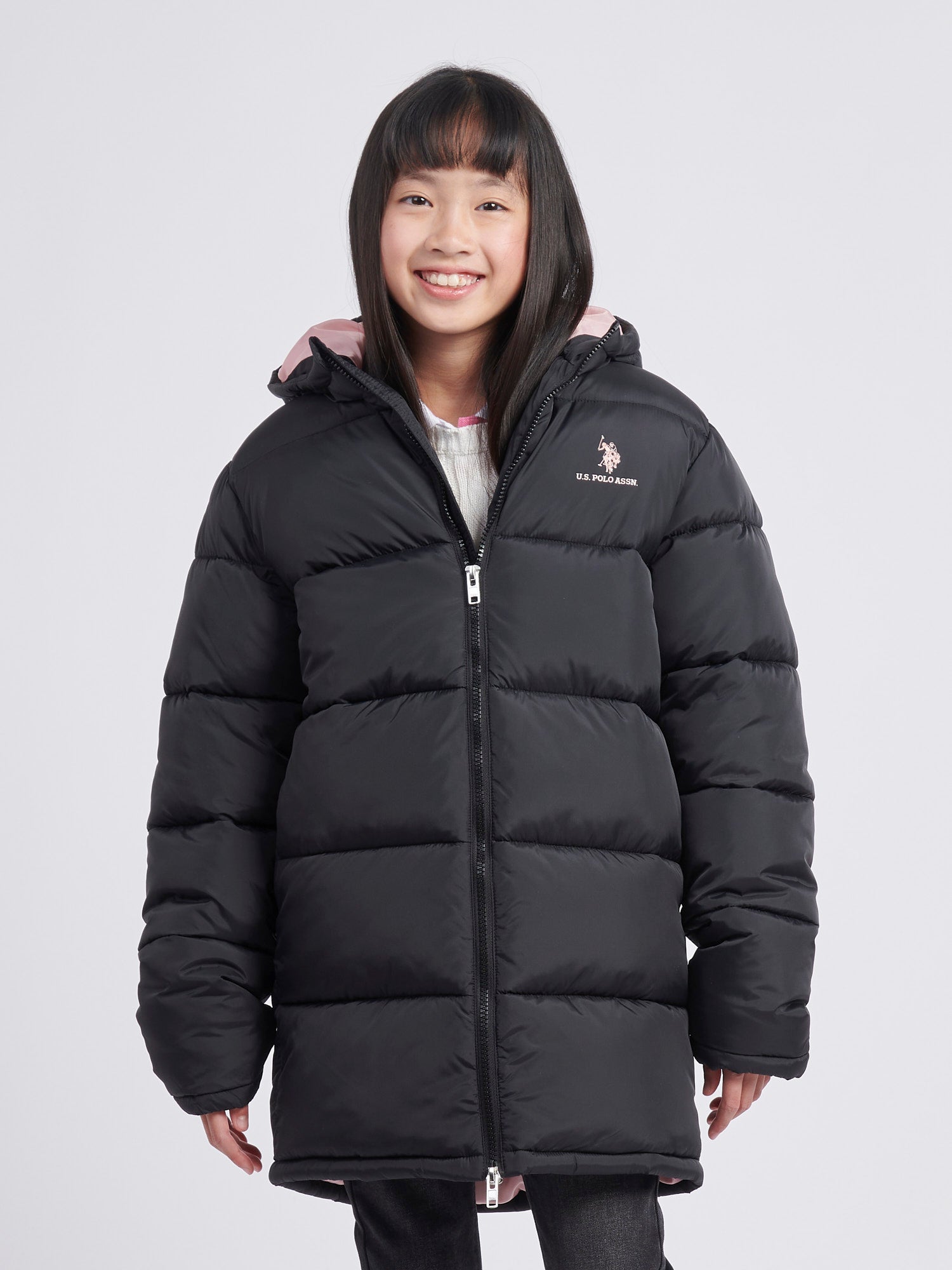 Black girls puffer jacket hotsell