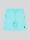 Boys Sweat Shorts in Blue Radiance