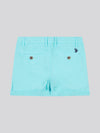 Boys Garment Dye Chino Shorts in Blue Radiance