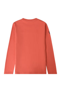 Boys Cut and Sew T-Shirt in Spiced Coral