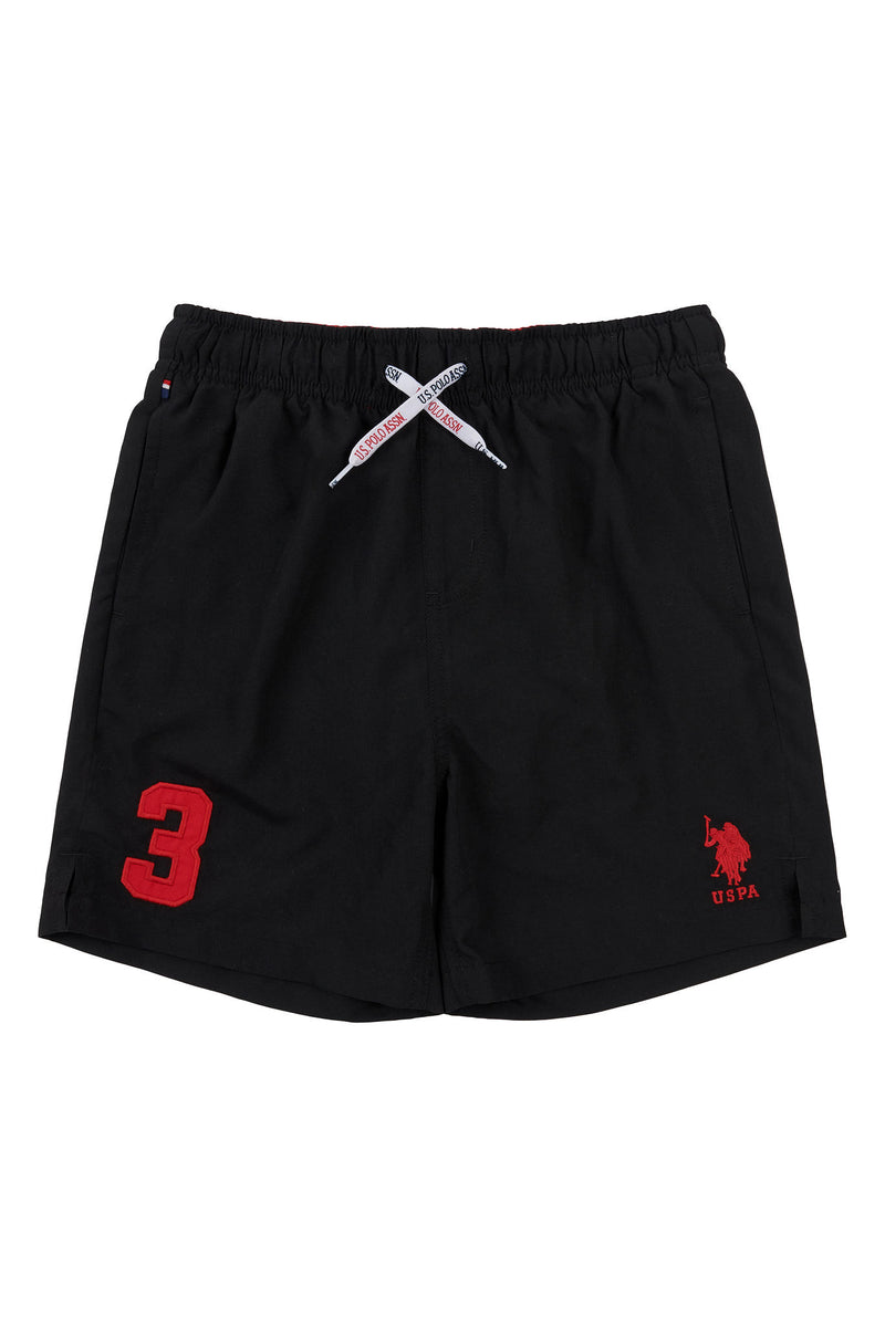 Boys Player 3 Swim Short in Black