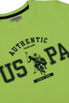 Boys Authentic Graphic T-shirt in Neon Green