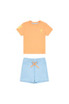 Toddler Player 3 T-Shirt & Shorts Set in Pumpkin