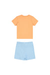 Toddler Player 3 T-Shirt & Shorts Set in Pumpkin