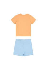 Toddler Player 3 T-Shirt & Shorts Set in Pumpkin