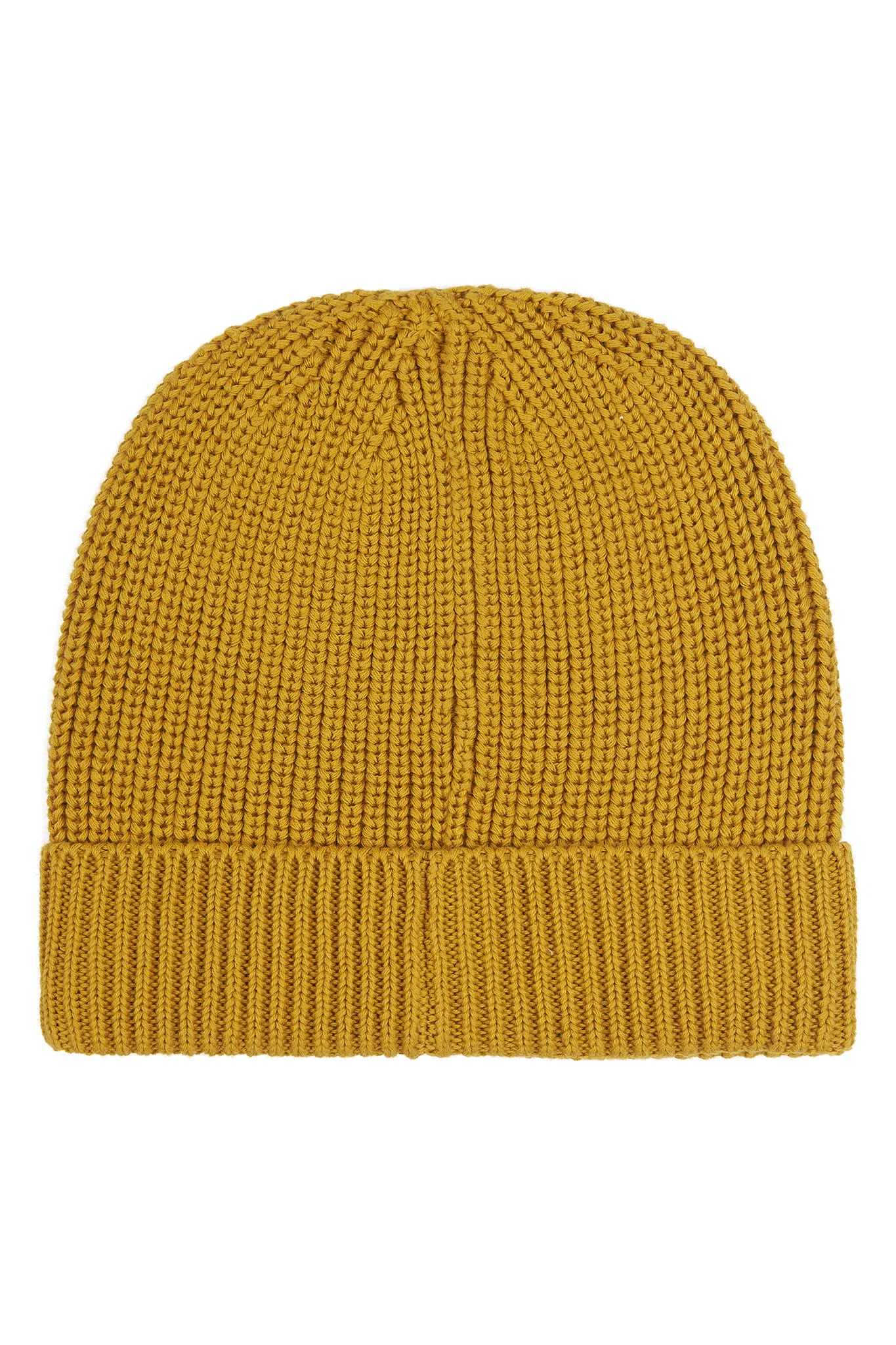 Boys Rib Beanie in Tawny Olive