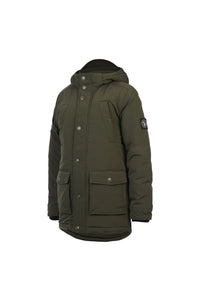 Boys Parker Coat in Army Green