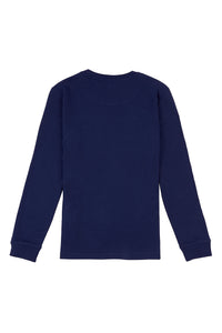 Boys Long Sleeve T-Shirt in Blue Print