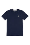 Boys 2 Pack Lounge T-Shirts in Navy Blue