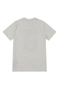 Boys Rider Block T-Shirt in Light Grey Marl