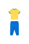 Toddlers Sport Ringer Tee And BB and Joggers set in Primrose Yellow