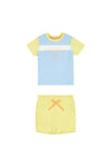 Toddler Block T-Shirt and Shorts Set in Limelight