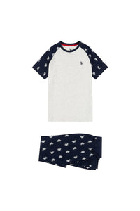 Boys DHM Tee And Trouser Set in Navy Blue