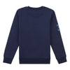 Boys Player 3 Crew Neck Sweatshirt in Navy Blue