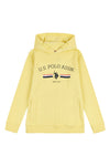 Boys Stripe Rider Hoodie in Popcorn