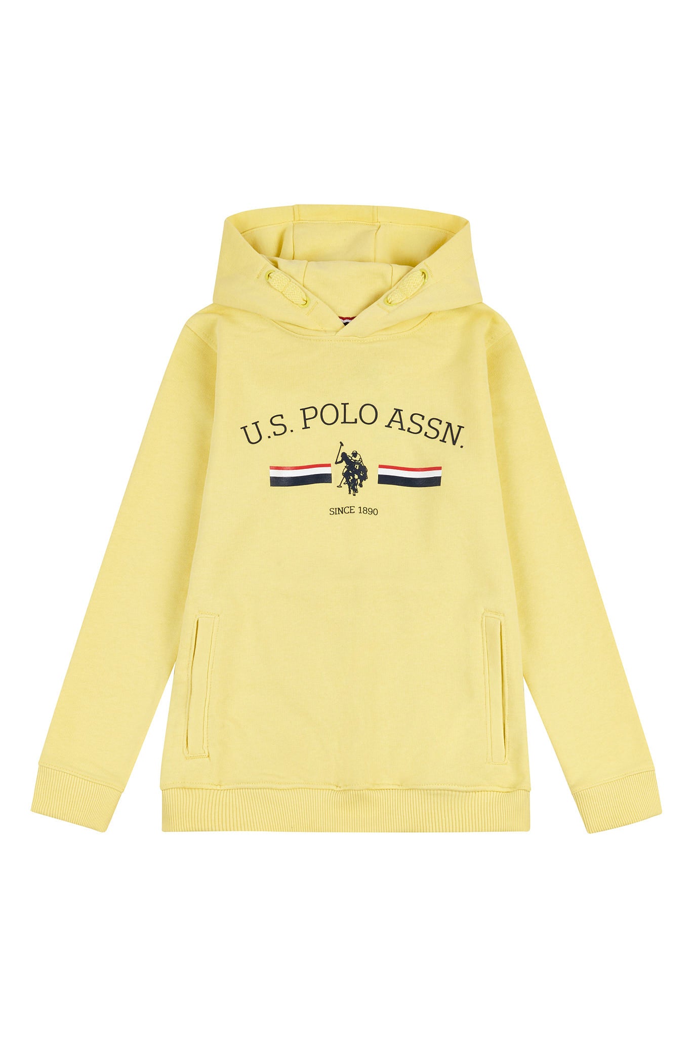 Boys Stripe Rider Hoodie in Popcorn