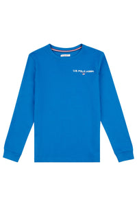 Boys Sports Long Sleeve T-Shirt in Classic Blue