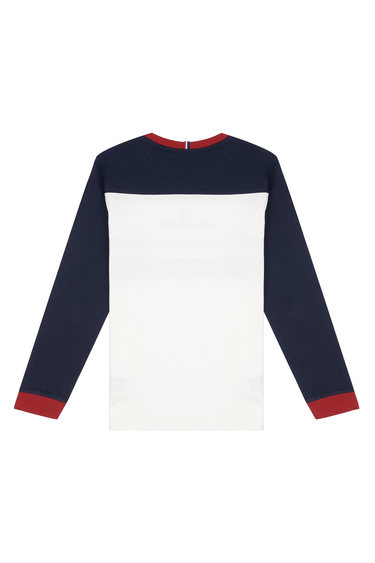 Boys Colour Block Long Sleeve T-Shirt in Marshmallow