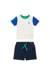 Boys Player 3 T-Shirt & Short Set in Sodalite Blue