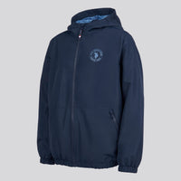 Boys Hooded Windbreaker in Dark Sapphire Navy