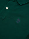 Boys Double Horsemen Polo Shirt in Rain Forest