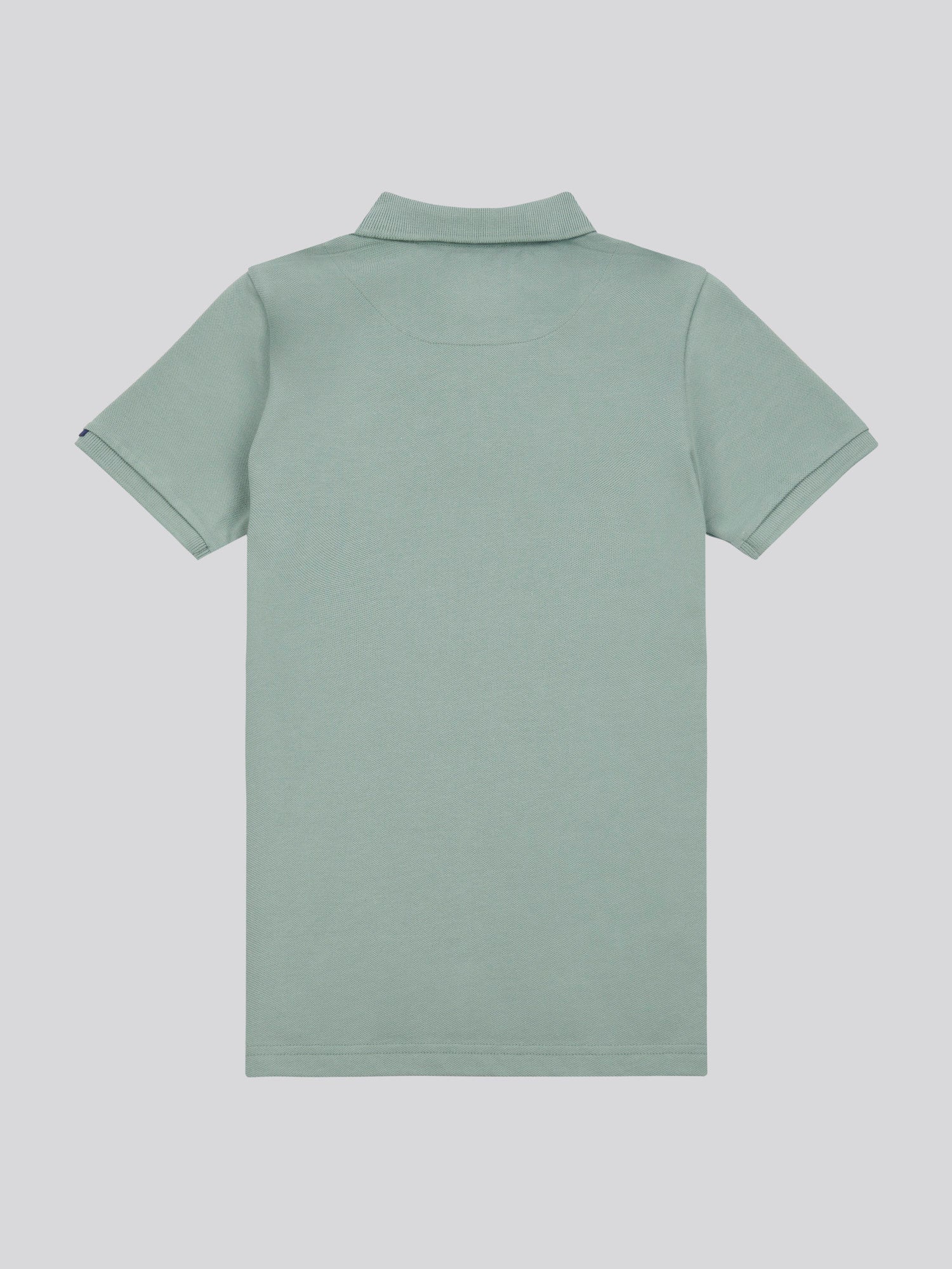 Boys Double Horsemen Polo Shirt in Chinois Green