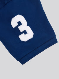 Boys Player 3 Pique Polo Shirt in Navy Peony