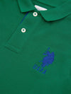 Boys Player 3 Pique Polo Shirt in Lush Meadow