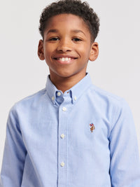 Boys Oxford Shirt in Blue Yonder