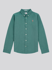 Boys Oxford Shirt in Rain Forest