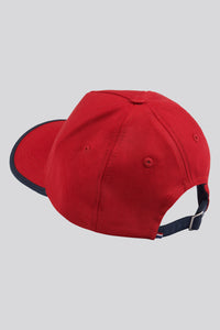 Boys Player 3 Baseball Cap in Haute Red