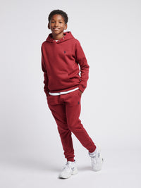 Boys Double Horsemen Joggers in Tibetan Red