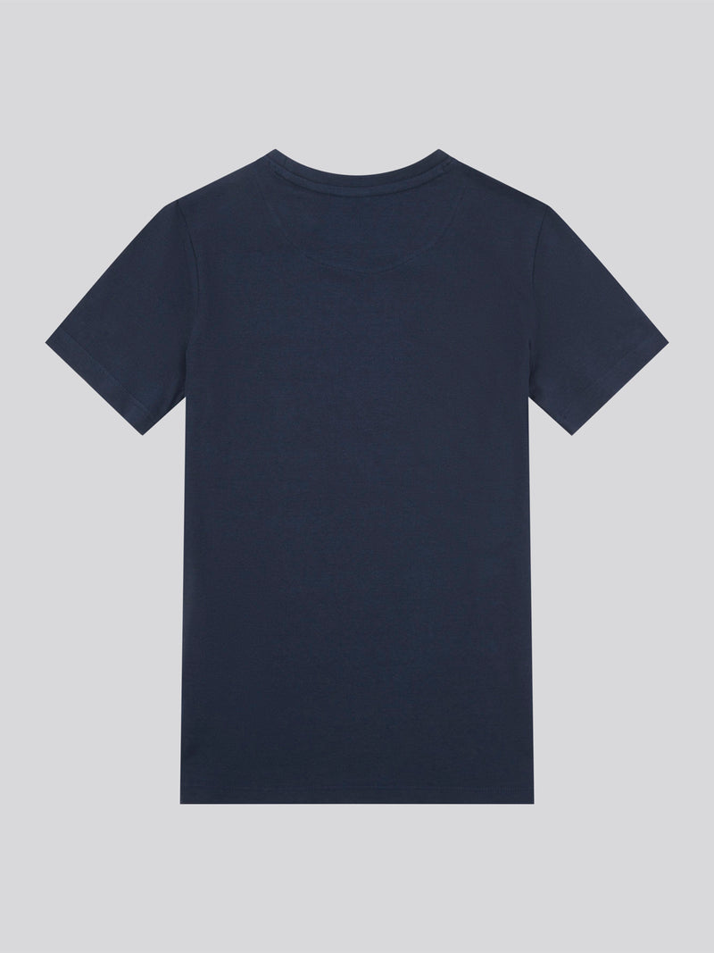 Boys Signature Arch T-Shirt in Dark Sapphire Navy