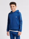 Boys Piped Raglan Hoodie in Navy Peony