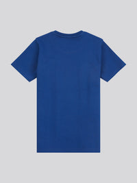 Boys Piped Interlock T-Shirt in Navy Peony