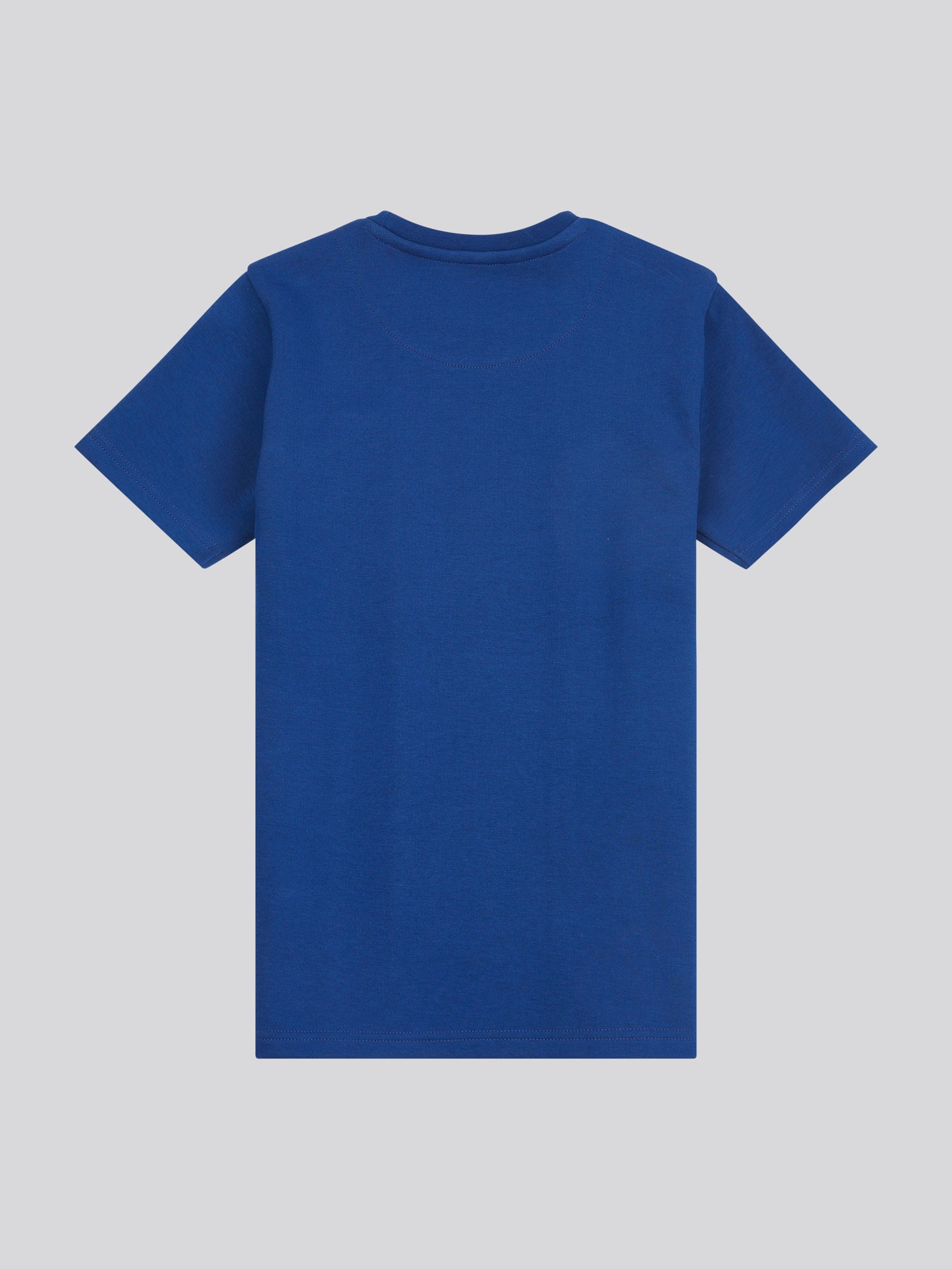 Boys Piped Interlock T-Shirt in Navy Peony