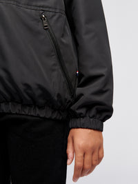 Boys Fleece Lined Windcheater in Black