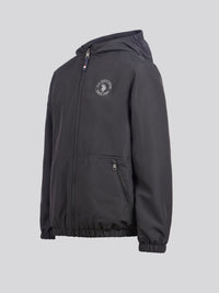 Boys Fleece Lined Windcheater in Black