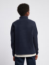 Boys Double Horsemen Polar Fleece in Dark Sapphire Navy