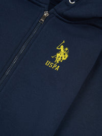 Player 3 Zip Thru Hoodie and BB Jog Set Dark Sapphire Navy / Empire Yellow DHM