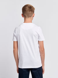 Boys Authentic Graphic T-Shirt in Bright White