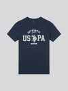 Boys Authentic Graphic T-Shirt in Dark Sapphire Navy