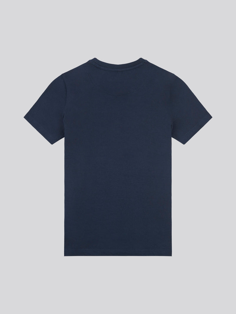 Boys Authentic Graphic T-Shirt in Dark Sapphire Navy