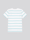 Terry Stripe Tshirt Bright White