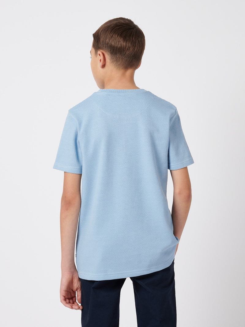 Texture DHM Tshirt Chambray Blue