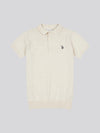 Combed Cotton SS Polo Birch Marl