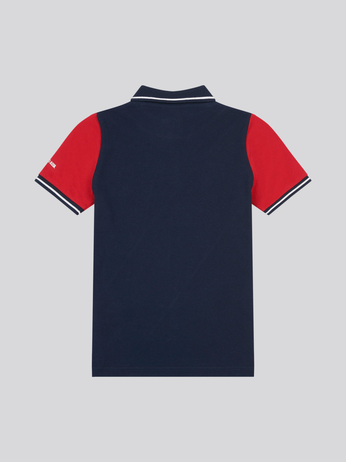 Boys Player 3 Sash Pique Polo Shirt in Dark Sapphire Navy