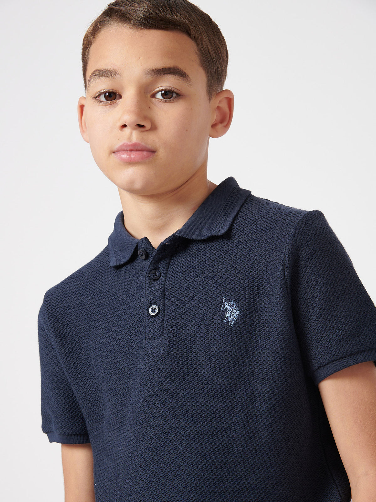 Texture DHM Polo Dark Sapphire Navy