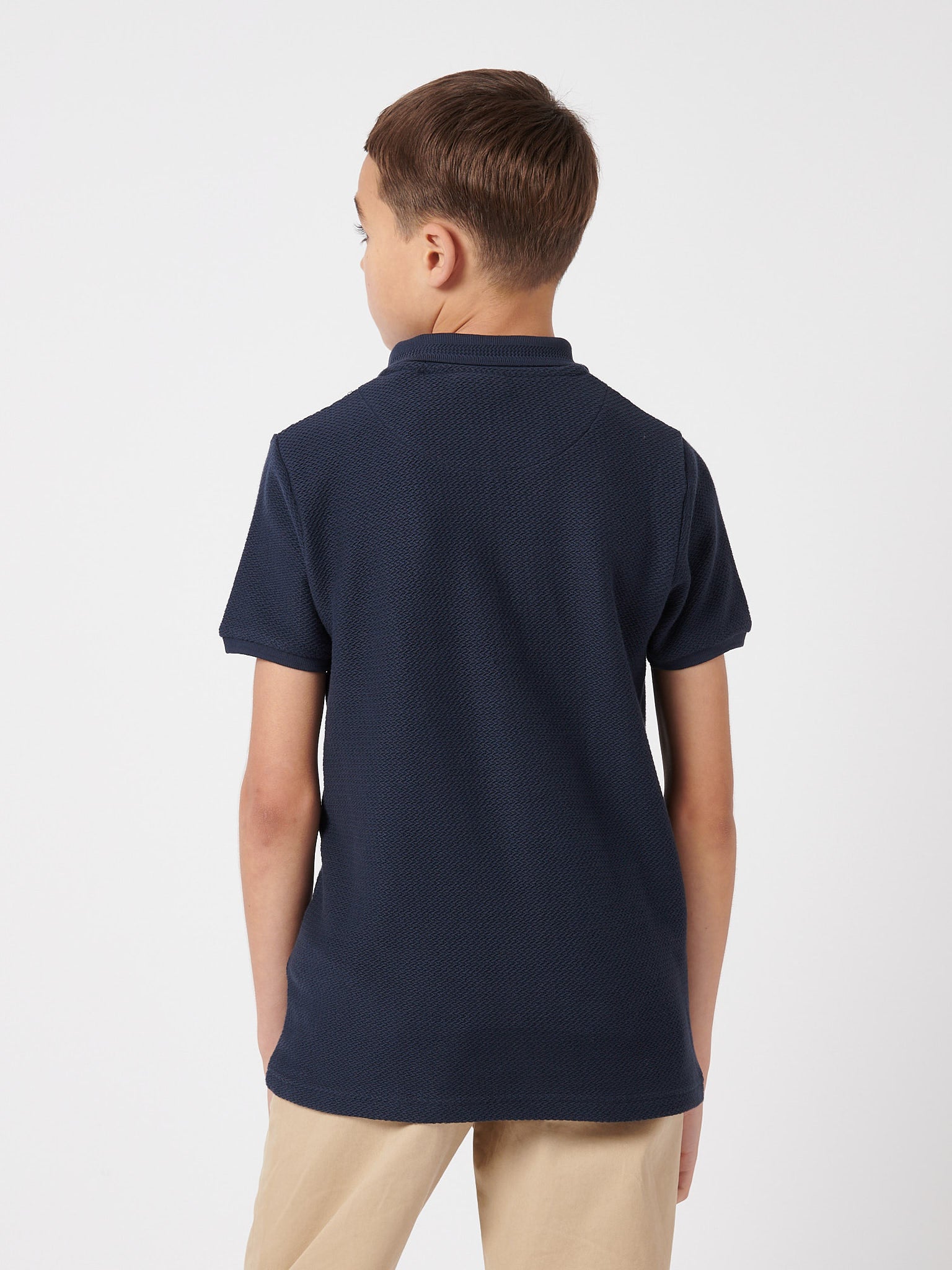 Texture DHM Polo Dark Sapphire Navy