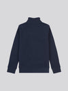 DHM Vertical Texture Sweat Funnel Dark Sapphire Navy / Moonlight Blue DHM